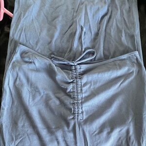 SKIMS Blue Maxi Skirt